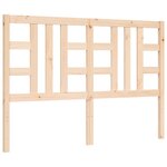 vidaXL Cadre de lit sans matelas 140x190 cm bois de pin massif
