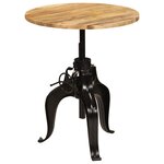 vidaXL Meuble de bar 5 Pièces Bois massif de manguier