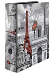 Classeur à Levier Carton A4 Dos de 70 mm Motif Paris HERMA
