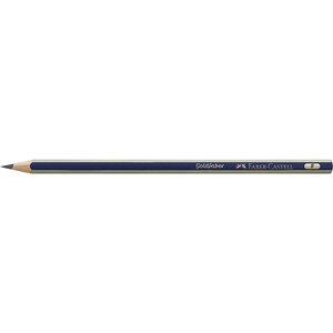 Crayon graphite artiste GOLDFABER hexagonal F x 12 FABER-CASTELL