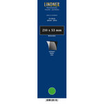 Bandes simple soudure 210 x 53 mm pour timbres-poste. Fond - Noir
