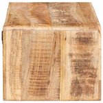 vidaXL Tables de chevet 45 x 30 x 24 cm bois de manguier massif