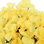vidaXL Guirlandes de fleurs de Noël 3 Pièces jaune 85 cm