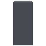vidaXL Buffet anthracite 67x39x83 cm acier