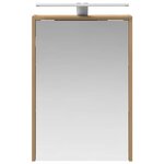 vidaXL Armoire Miroir de Salle de Bain Chêne artisan 43 x 16 x 62.5 cm