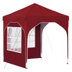 vidaXL Tente de fête pop-up 192 x 192 x 245 cm Bordeaux