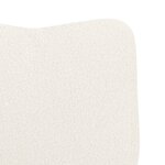 vidaXL fauteuil Crème 63 x 67 x 94 cm Tissu Sherpa