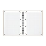 NOTEBOOK A4+ spiralé 160 pages petits carreaux gris OXFORD