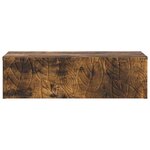 vidaXL Table d'appoint murale 87 5 x 34 5 x 17 cm Bois d'ingénierie