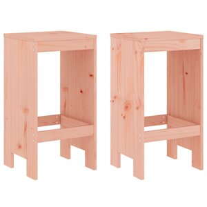 vidaXL Tabourets de bar lot de 2 40x36x75 cm bois massif Douglas