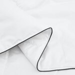 vidaXL Duvet d'hiver Blanc 200 x 240 cm Polyester Pêche 105gsm