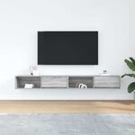 vidaXL Meubles TV 2 Pièces sonoma gris 100x31x25 5 cm bois d'ingénierie