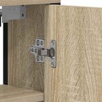 vidaXL Miroir de salle de bain avec étagère Beige 60 x 16 x 60 cm