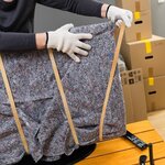 Pack and Move - Lot 12 couvertures de protection pour déménagement et stockage - 1 5 x 2 m - Épaisse et Résistante - Protection meubles