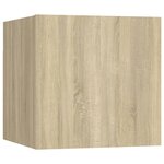 vidaXL Ensemble de meubles TV 7 Pièces Chêne sonoma Bois d'ingénierie