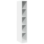 vidaXL Garde-robe Blanc 30x50x200 cm Bois d'ingénierie