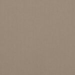 vidaXL Coussins de chaise à dossier haut lot de 2 taupe tissu oxford