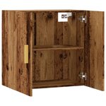 vidaXL Armoire murale vieux bois 60x31x60 cm bois d'ingénierie