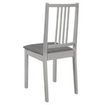 vidaXL Mobilier de salle à manger 3 Pièces MDF Gris