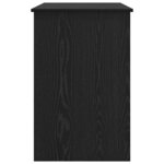 vidaXL Bureau Chêne noir 100 x 50 x 76 cm Bois d'ingénierie