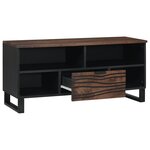 vidaXL Meuble TV - 100 x 33 5 x 46 cm  en bois de mangue massif.