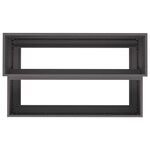 vidaXL Cache-pot de jardin Noir 100 x 60 x 45 cm Acier laminé à froid