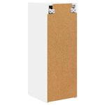 vidaXL Meuble TV mural Blanc 30 x 31 x 80 cm Bois d'ingénierie