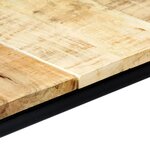 vidaXL Table à manger 180x90x75 cm Bois de manguier massif brut