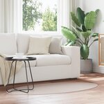 vidaXL Tapis "HUARTE" Sable 80x150 cm Ovale