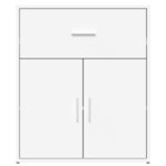vidaXL Buffets 2 Pièces blanc 60x31x70 cm bois d'ingénierie