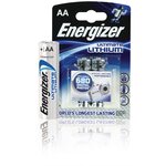 Blister de 2 Piles Ultimate Lithium L91 AA Mignon LR6 1 5V ENERGIZER