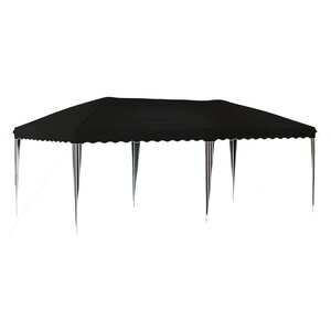 vidaXL Tente de fête pop-up 575 x 290 x 245 cm Noir
