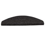 vidaXL Tapis d'escalier auto-adhésifs 30 Pièces anthracite 65x22 5x3 5 cm