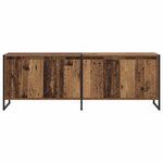 vidaXL Meuble TV Bois Ancien 140 x 36 x 49.5 cm Bois d'ingénierie