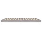 vidaXL Cadre de lit sans matelas sonoma gris 160x200cm bois ingénierie