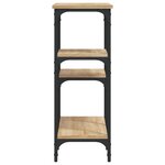 vidaXL Table console chêne sonoma 80x29x75 cm bois d'ingénierie