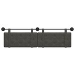 vidaXL Tête de lit suspendue PU antique