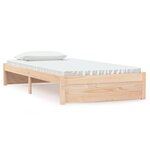 vidaXL Cadre de lit sans matelas bois massif 100x200 cm