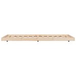 vidaXL Cadre de lit sans matelas 100x200 cm bois massif de pin