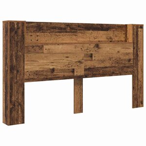 vidaXL Tête de lit Bois ancien 180 x 17 x 104 5 cm Bois d'ingénierie