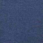 vidaXL Chaise à bascule avec repose-pied Bleu Tissu