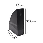 Porte-revues Mag-cube Ecoblack - Noir - X 6 - Exacompta