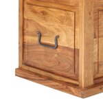 vidaXL Coffre 40x40x40 cm Bois d'acacia solide