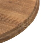 vidaXL Table d'appoint Bois de sapin massif 40 x 64 cm Marron