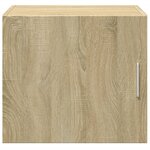 vidaXL Armoire murale chêne sonoma 45x42 5x40 cm bois d'ingénierie
