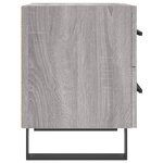 vidaXL Table de chevet sonoma gris 40x35x47 5 cm bois d’ingénierie