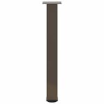 vidaXL Pieds de table console 4 pièces Acier naturel 72-74 cm Acier