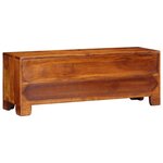 vidaXL Meuble TV multicolore 110x30x40 bois d'acacia massif