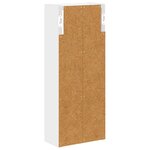 vidaXL Armoire murale de salle de bain Blanc 20 x 10 x 50 cm