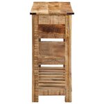 vidaXL Table console 100x35x75 cm bois de manguier massif